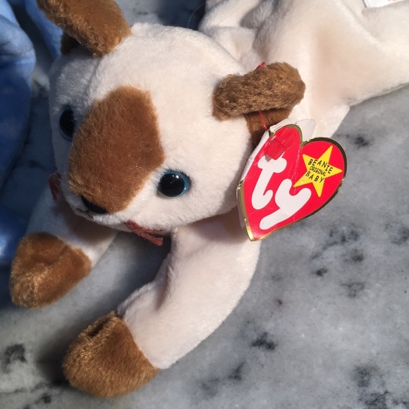 2 Ty Animals, 1999 Holiday Teddy And Snip the Cat - Picture 4 of 6